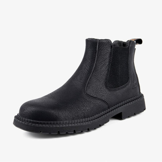 Bottines de sécurité cuir confort noir